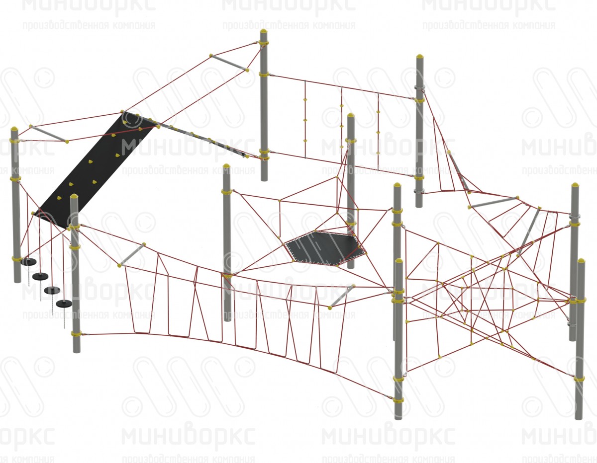 Канатные полосы препятствий – M-1285.20-g2 | картинка 1