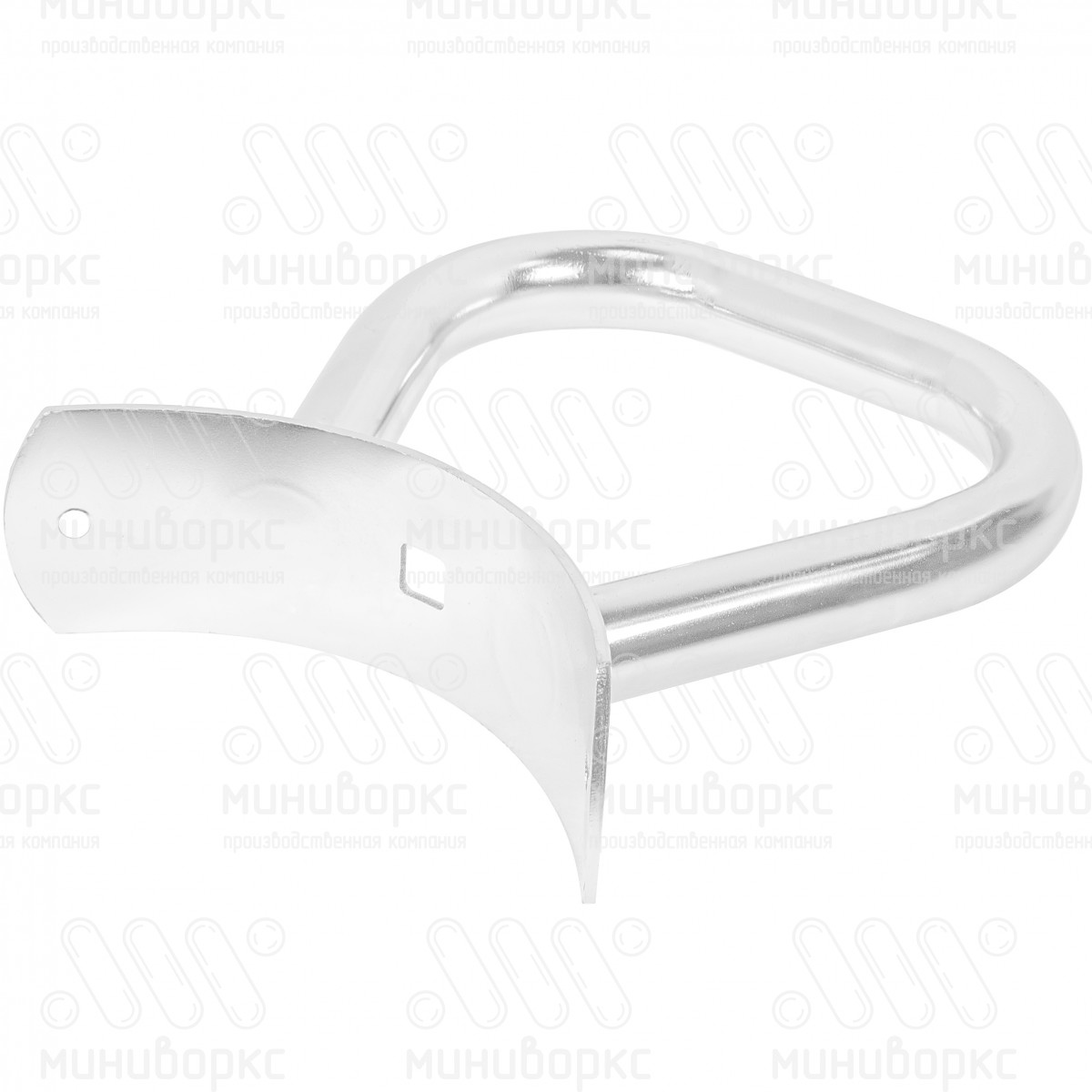 Нержавеющая ручка для качелей-балансиров под брус или трубу Ø160 мм, цвет нержавеющая сталь – M04-232-160 - 3