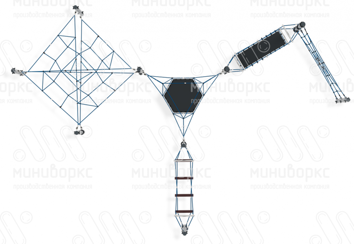 Канатные полосы препятствий – M-0004.20-3w | картинка 2