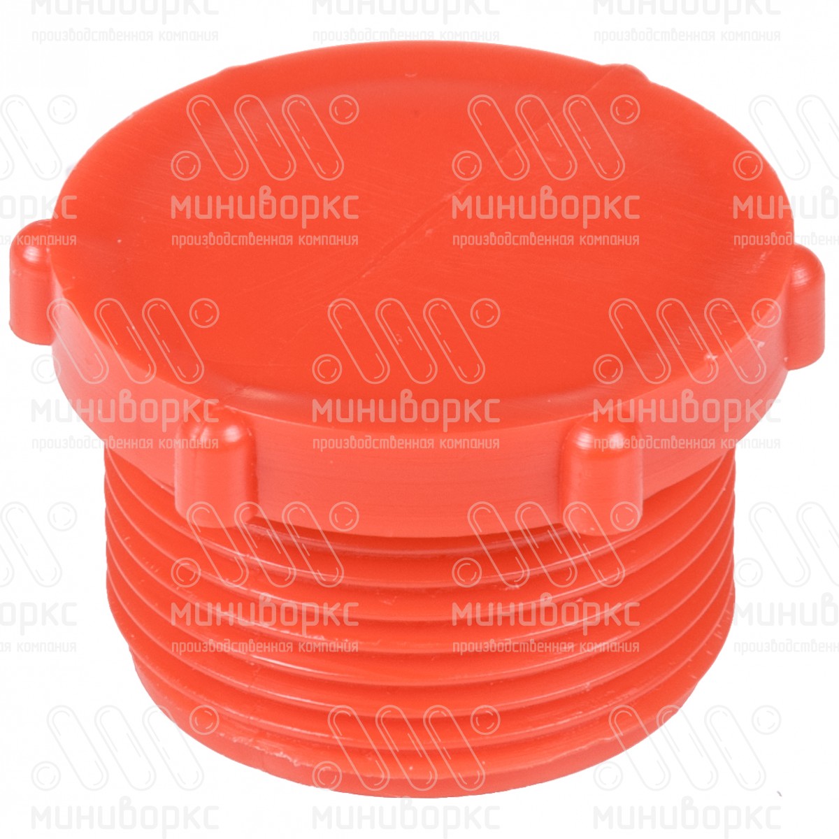Защита внутренней резьбы M25×1.5, цвет красный – TFU25x1,5 - 1
