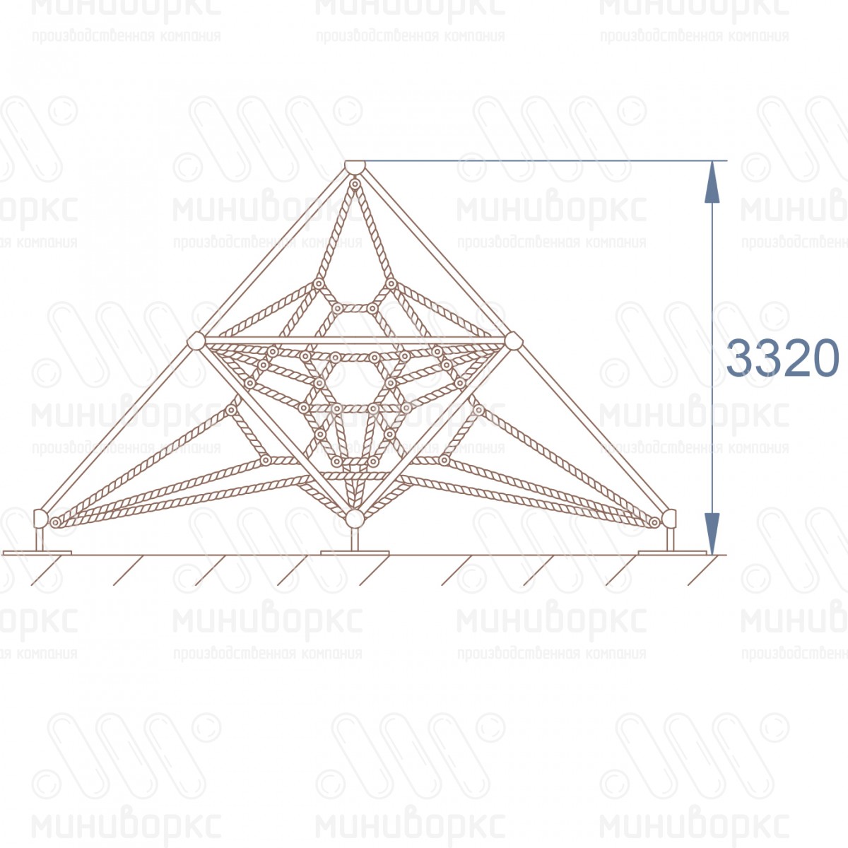 Канатные конструкции Сократ – S-0228-4c-9016/5017/9016 | картинка 4